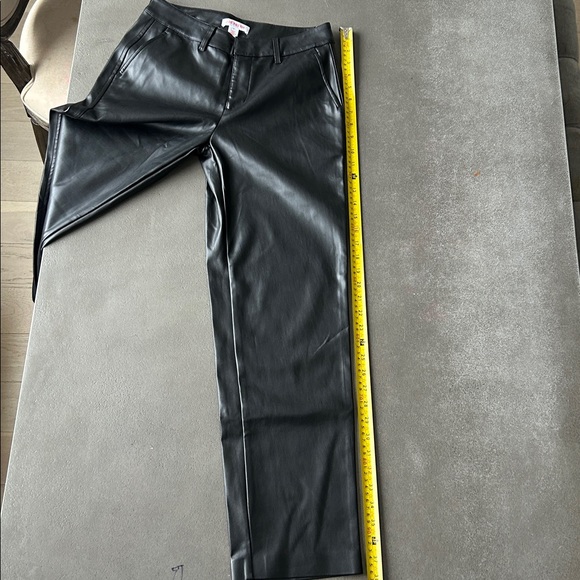 Joe Fresh Women's Black Pleather Pants - Picture 8 of 9